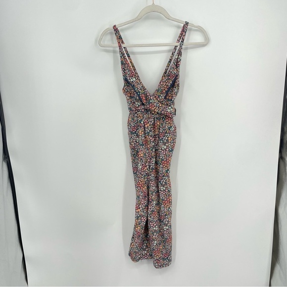 Tea Collection Kids Girls Romper jumpsuit Size 12 Floral Print - Picture 1 of 7